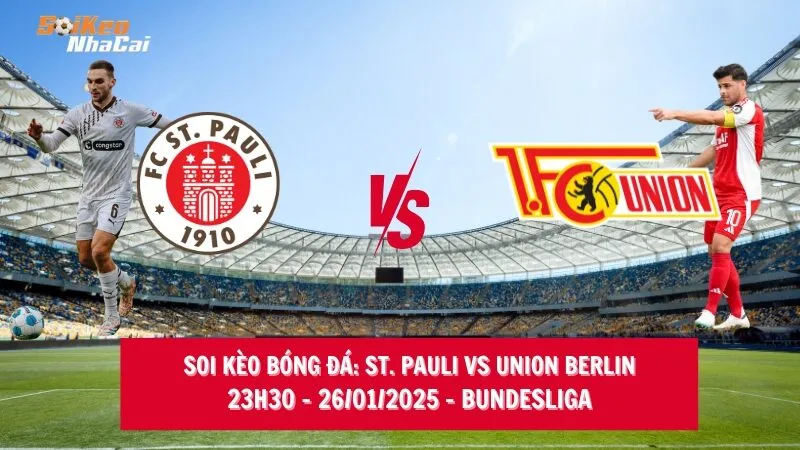 Soi kèo nhà cái St. Pauli vs Union Berlin - 23h30 - 26/01/2025 - Bundesliga