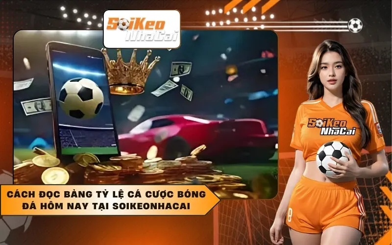 Cách đọc bảng tỷ lệ cá cược bóng đá hôm nay tại Soikeonhacai